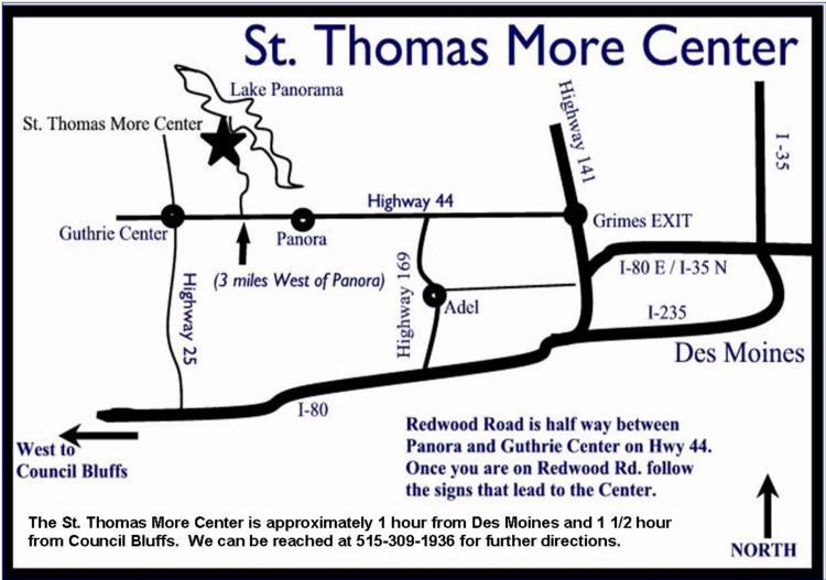 Catholic Youth Camp Directions to STMC Panora, IA